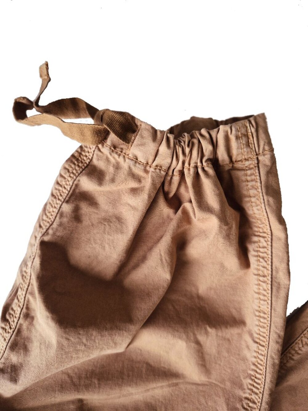 American Eagle Cargo Pants in Deep Tan Color with Ankle Ties Size 0 - Picture 7 of 16